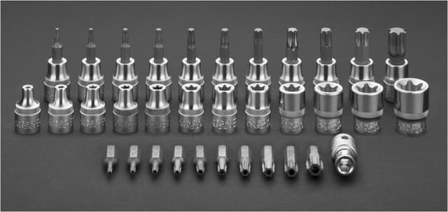 Dugókulcs készlet NEO 08-711 Torx 3/8˝ 34 részes