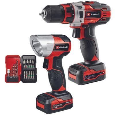 Einhell TE-CD 12/1 Li +22+CL (2x2,0Ah) akkus fúró-csavarozó szett (4513598)