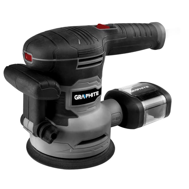 GRAPHITE Excentercsiszoló 450W, 125/150mm, kofferben (59G349)