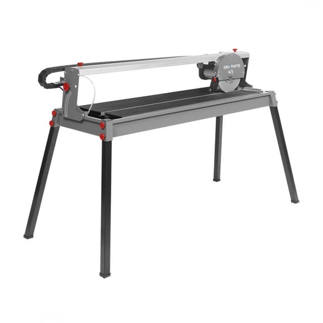 GRAPHITE Csempevágó gép, 1200W, 230X25,4mm-es tárcsa, 1000mm vágáshossz, vízhűtés, (59G891)