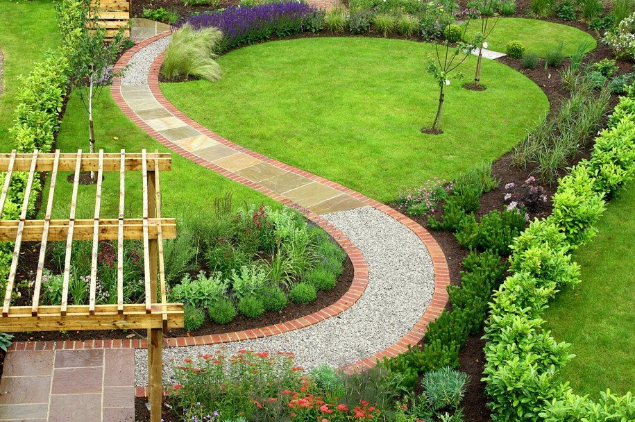 Fű , zöld fű, szép gyep , szép kert