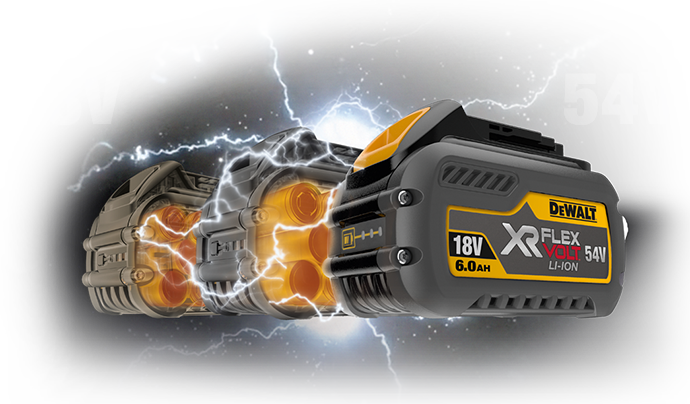 Dewalt Flexvolt, 54V, 