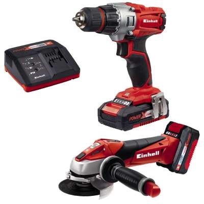 einhell-expert-plus maschinen-set-(werkzeug) te-tk-18-li-kit-(cd+ag) lieferumfang-(komplett) 3